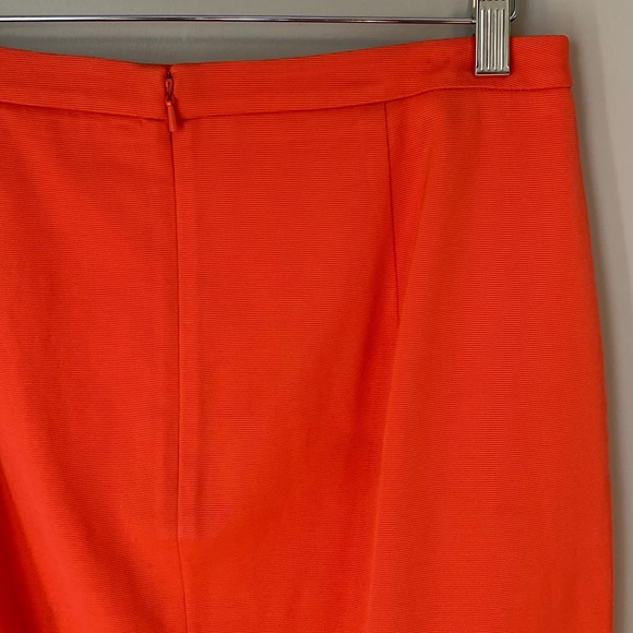 Marciano size 10 orange pencil skirt - Picture 8 of 10